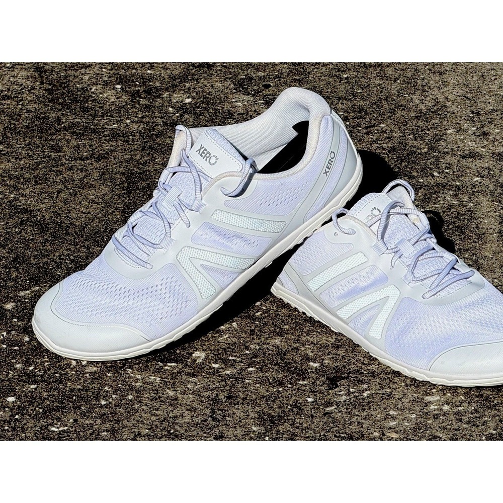 Xero Shoes Men's Size 13 HFS II Barefoot Running Shoes White Minimalist Trainer